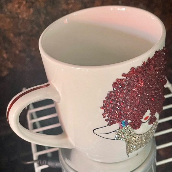 Red Crystal Embellished Mug - Picture 5 of 5